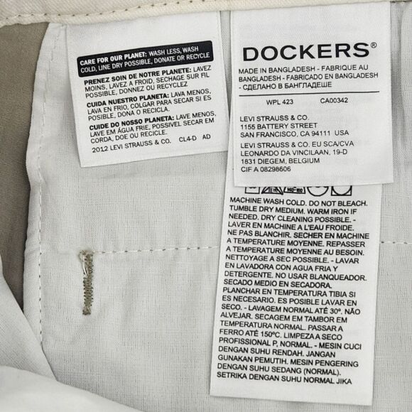 Dockers Cargo Shorts Mens Size Waist 44 Khaki Gorpcore Dadcore Hiking Outdoors - Picture 6 of 7